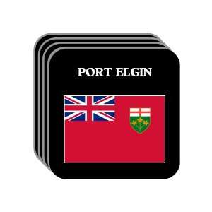  Ontario   PORT ELGIN Set of 4 Mini Mousepad Coasters 