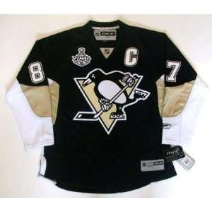 Sidney Crosby Pittsburgh Penguins Cup Jersey Real Rbk   Small  
