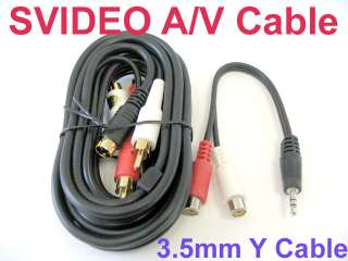 SVIDEO&Audio Cable Laptop/PC/Portable DVD player To TV  