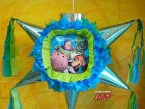 Pinata Buzz Light Year Toy Story Holds Candy Folk Art  