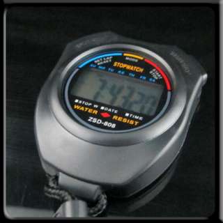  Sports Chronograph Digital timer stopwatch show hour, minute 