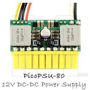 PicoPSU 80 80W 12V DC DC ATX Power Supply (Intel Atom)  