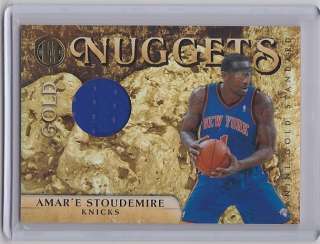Amare Stoudemire Game Used /199 2011 Panini Gold Standard Knicks 