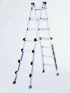 17 1AA Little Giant Ladder 375lb rated w/ Wheels & 3 Acc  