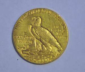   Dollar Indian Head Gold Piece $2 1/2 Two and Half Dollar Gold  