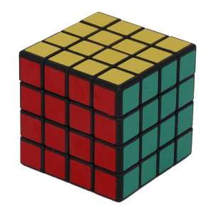  4x4x4 Magic Cube Puzzle Toy with Stickers on the Surface 