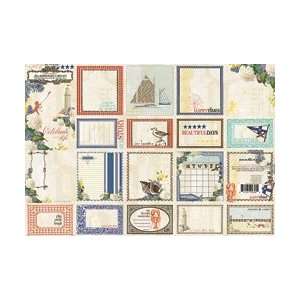  Yacht Club Double Sided Journaling Cards 3.5X3.75 18/Pkg 