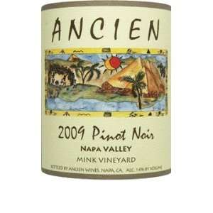  2009 Ancien Pinot Noir Napa Valley Mink Vineyard 750ml 