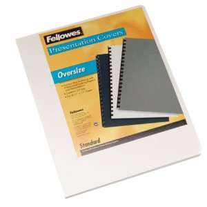  Fellowes White Binding Covers (25 Sets)