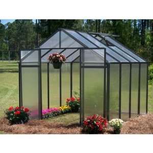 Monticello Quick Assembly Greenhouse System   8 x 20 Color Aluminum
