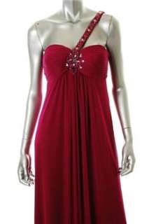 Xscape Petite Formal Dress Pink Embellished Padded Bust 10P  