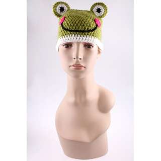 Cartoon Cap frog Handmade Wool knit Children Hat H1554  