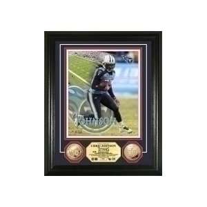   Tennessee Titans Chris Johnson 24KT Gold Coin Photo Mint Sports