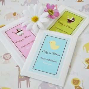 Wedding Favors Baby in Bloom Personalized Shower Seed Packets (Set of 
