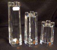 DRESDEN BLEIKRISTALL Lead Crystal Candle Holders  