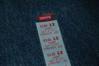 NWT LEVIS 556 WOMENS Guys Fit Straight Leg Jeans USA Made Vintage 12 