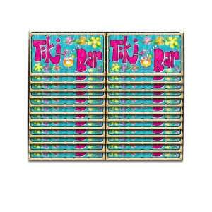   Tiki Bar Fringe Banner 14in. x 4ft. 1/Pkg, Pkg/12 Toys & Games