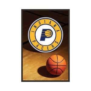  Pacers Logo Framed Poster