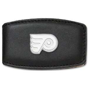  Philadelphia Flyers Silver Leather Money Clip