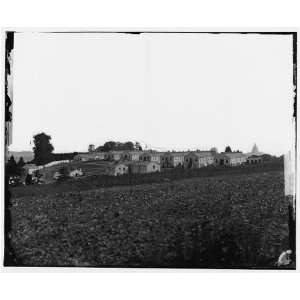   view of Harewood Hospital, on farm of W. W. Corcoran, 7th Street Road