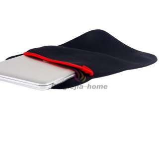 Black 14  Shockproof Soft Notebook Laptop Sleeve LB008 H 　