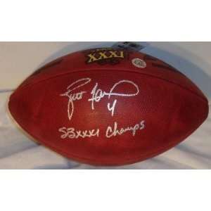  /Hand Signed Super Bowl XXXI Football with SB XXXI CHAMPS Inscription