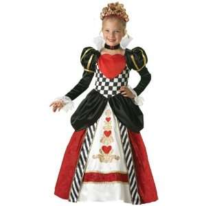  Incharacter Costumes IC7017 L Child Elite Queen of Hearts 