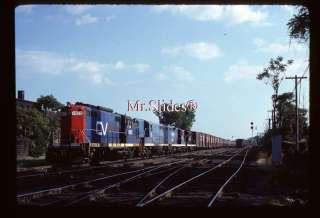 Original Slide CV Central Vermont GP9 4925/B&M/CV W/Train In 1980 At 