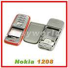 New Full Housing Cover Case Keypad For Nokia 1208 Red