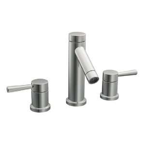Moen Double Handle Widespread Bathroom Faucet with Metal Lever Handles 