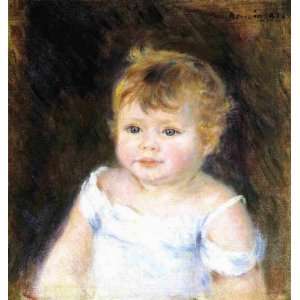  Oil Painting Portrait of an Infant Pierre Auguste Renoir 