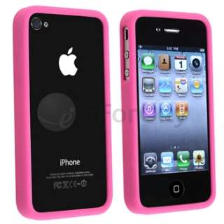 CHARGER+PINK CASE+PRIVACY FILM for VERIZON iPhone 4 4TH  