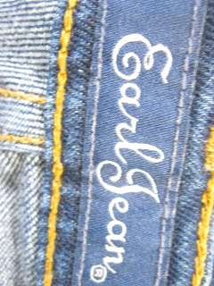 EARL JEAN Dark Blue Denim Jeans Boot Cut Pants Size 28  