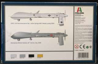   predator drone company italeri stock number 1279 scale 1 72 condition