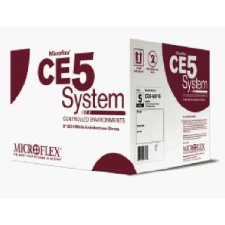 Microflex CE5 637 XL CE5 System Nitrile Ambidextrous Gloves, Length 9 
