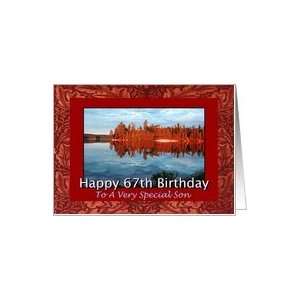  67th Birthday Son Sunrise Reflections Card Toys & Games