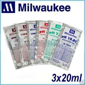 Milwaukee 1382 ppm TDS Solution for TDS Meter/Tester Calibration, 3x 