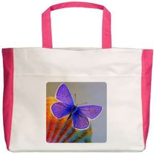  Beach Tote Fuchsia Xerces Purple Butterfly Everything 