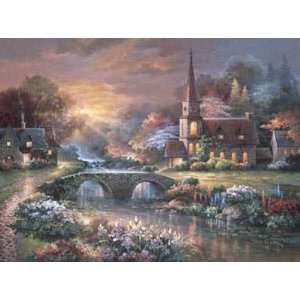   Peaceful Reflections   Artist James Lee   Poster Size 30 X 24 inches