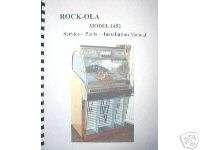 Rock ola Model 1452 jukebox manual  