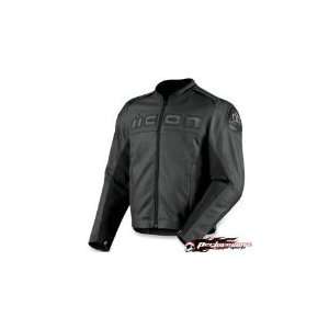  ICON ACCELERANT PERFORATED LEATHER JACKET BLACK 3XL 