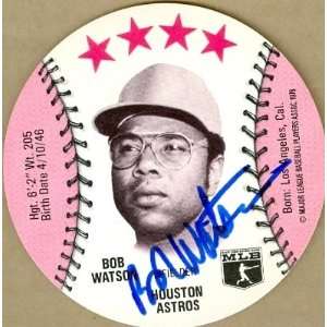  Bob Watson Autographed/Hand Signed Isalys Disc (Houston 