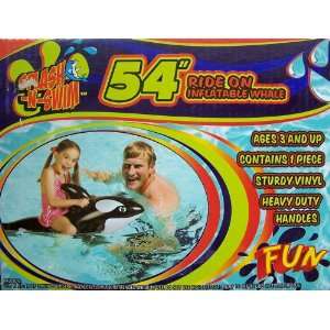  Splash N Swim 54 Ride on Inflatable Whale Toys & Games