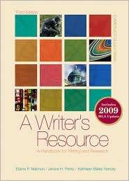 Writers Resource (comb bound) 2009 MLA Update, Student Edition 