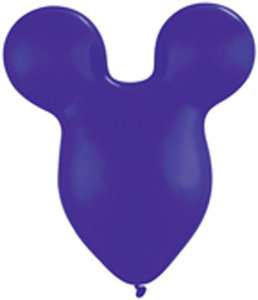 Latex 15 Mickey Mouse Head Ears Purple Birthday Party Disney 