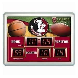   State Seminoles Clock   14x19 Scoreboard