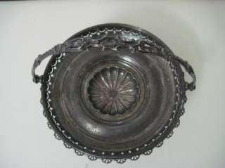   ORNATE SILVERPLATE BRIDES BASKET # 1688 /ROGERS SMITH & CO.  