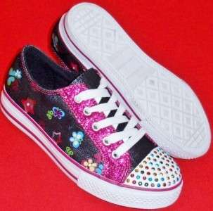 NEW Girls Youth Black/Pink JB JUMPING BEANS LIL SPARKLED LIGHTS 