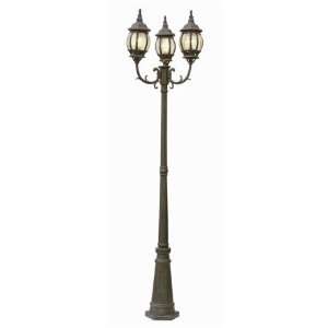  Three Light Pole Lantern Size H91.50 X W30.00 TR4090 