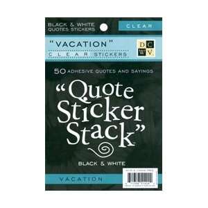 Diecuts With A View Quote Sticker Stack 4.875X7 10 